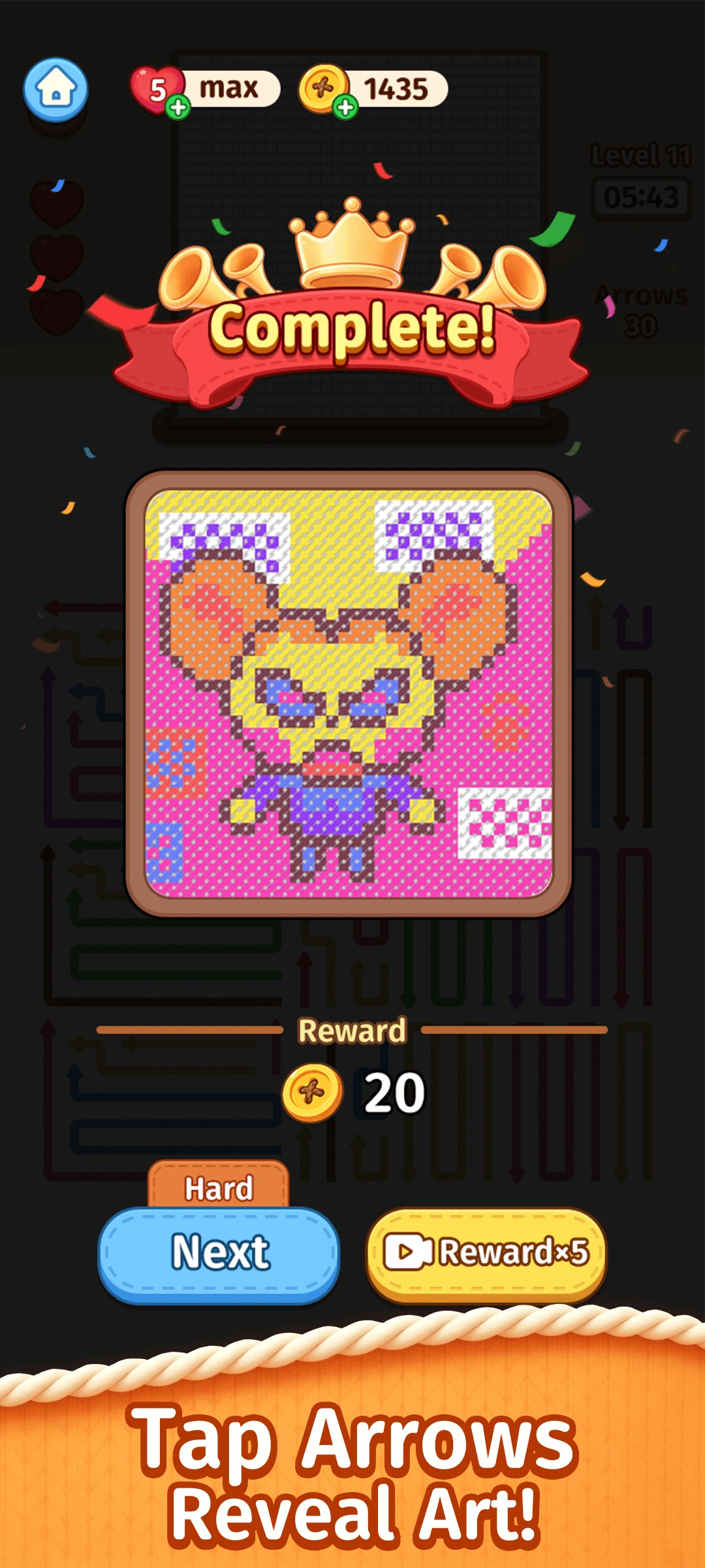 Arrow Flow: Paint Puzzle screenshot